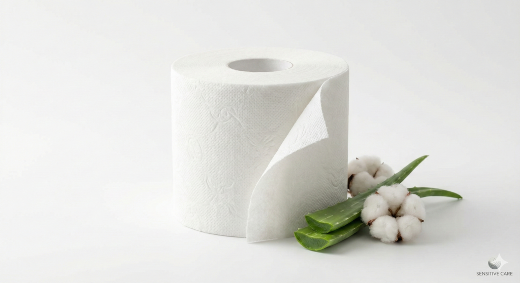 Premium soft toilet paper for sensitive skin by MATVEX - hypoallergenic 2-ply toilet roll India